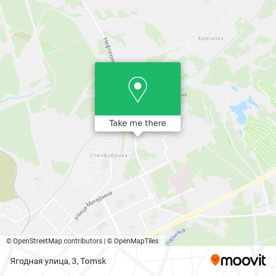 Ягодная улица, 3 map