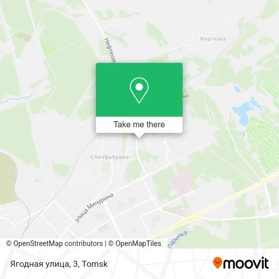 Ягодная улица, 3 map