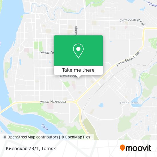 Киевская 78/1 map
