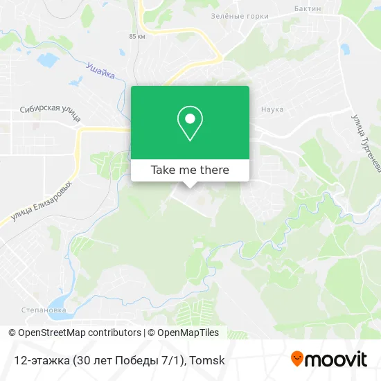 12-этажка (30 лет Победы 7/1) map