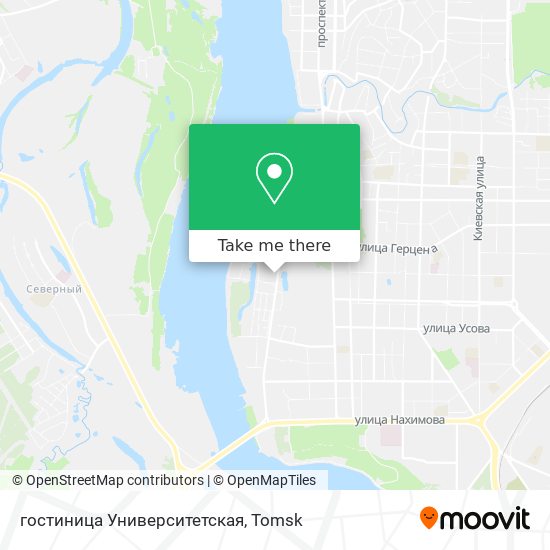 гостиница Университетская map