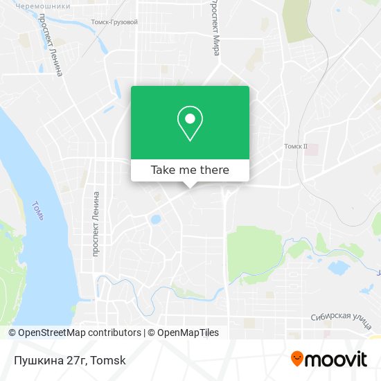 Пушкина 27г map