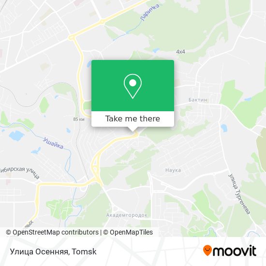 Улица Осенняя map