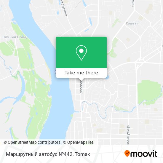 Маршрутный автобус №442 map