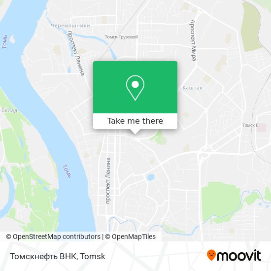 Томскнефть ВНК map