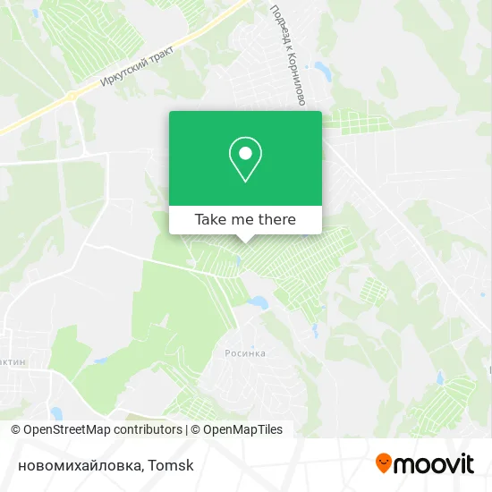 новомихайловка map