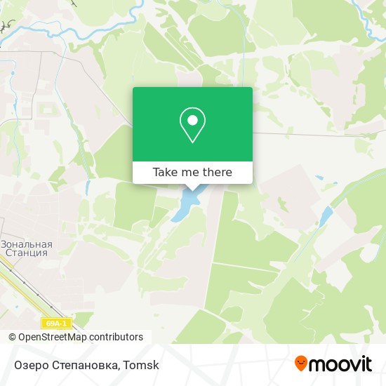 Озеро Степановка map