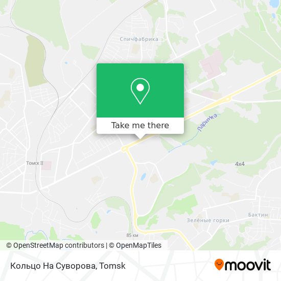 Кольцо На Суворова map