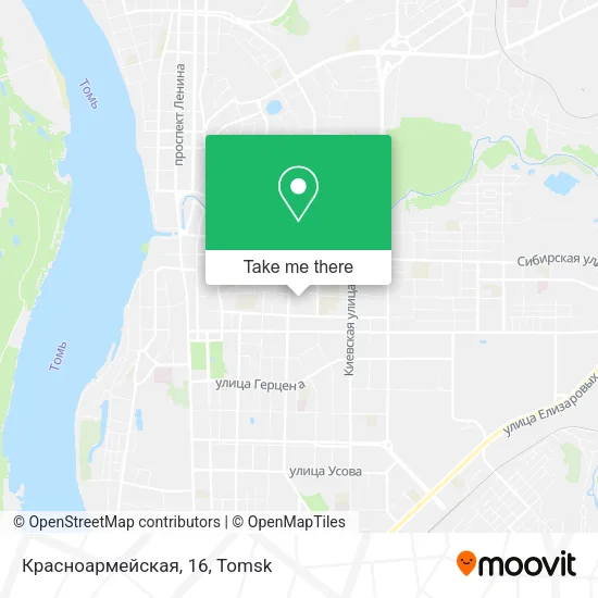 Красноармейская, 16 map