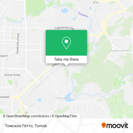 Томское Гетто map