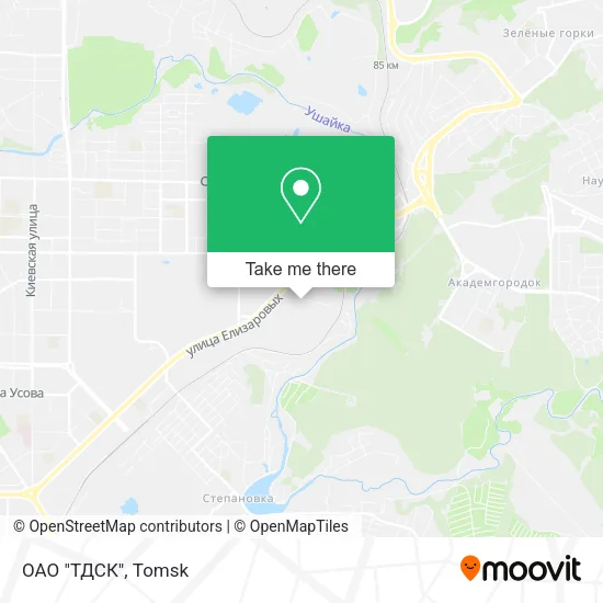 ОАО "ТДСК" map