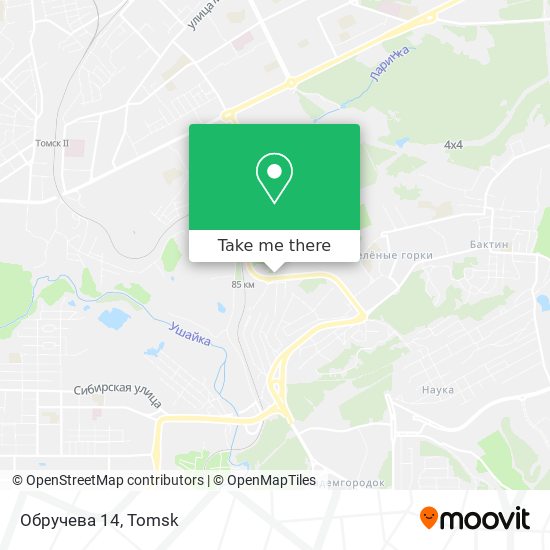 Обручева 14 map