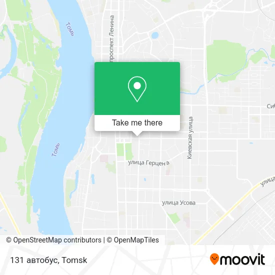 131 автобус map