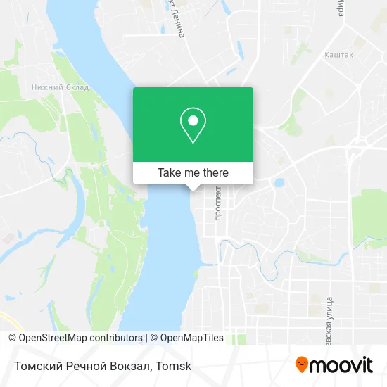 Томский Речной Вокзал map