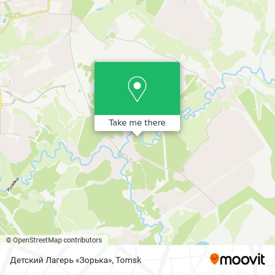 Детский Лагерь «Зорька» map