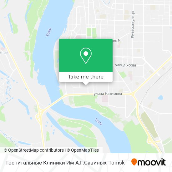 Госпитальные Клиники Им А.Г.Савиных map