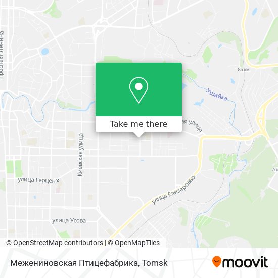 Межениновская Птицефабрика map