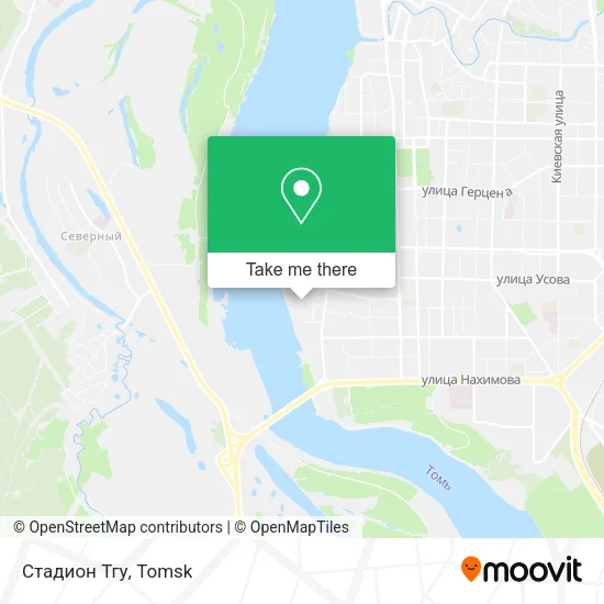 Стадион Тгу map