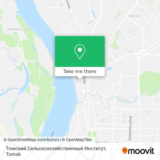 Томский Сельскохозяйственный Институт map