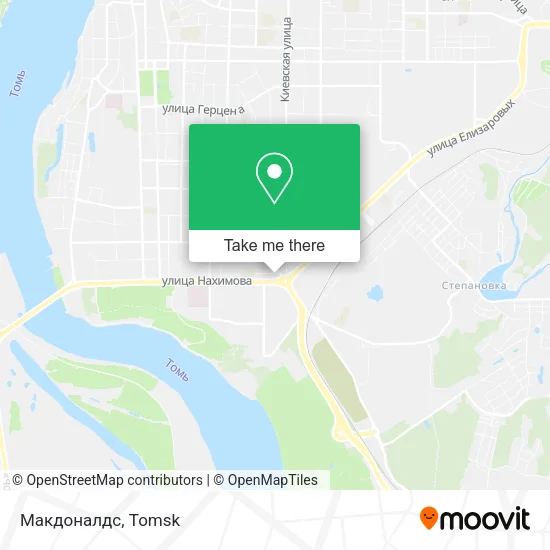 Макдоналдс map