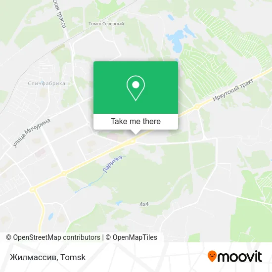 Жилмассив map