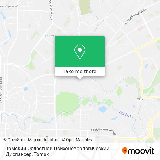 Томский Областной Психоневрологический Диспансер map