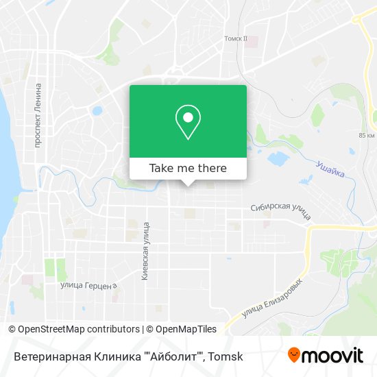 Ветеринарная Клиника ""Айболит"" map