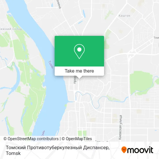 Томский Противотуберкулезный Диспансер map