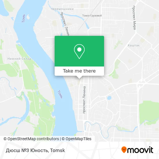 Дюсш №3 Юность map