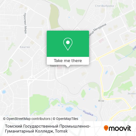 Томский Государственный Промышленно-Гуманитарный Колледж map