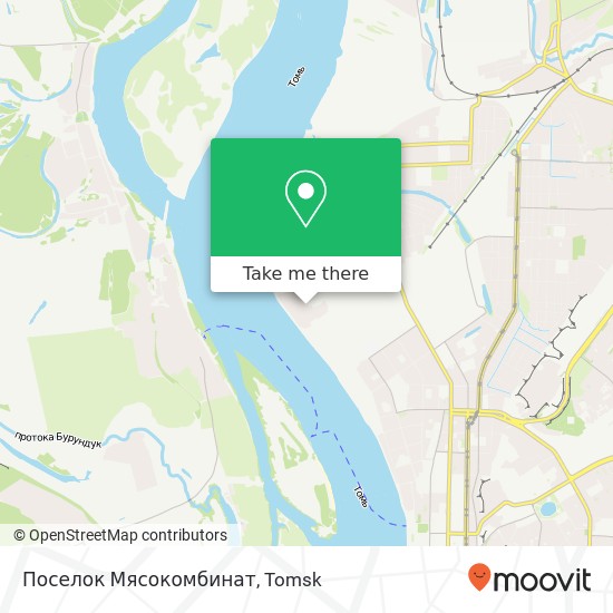 Поселок Мясокомбинат map