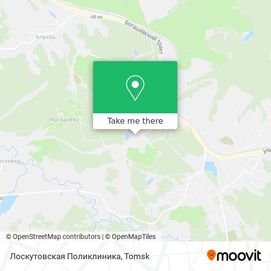 Лоскутовская Поликлиника map