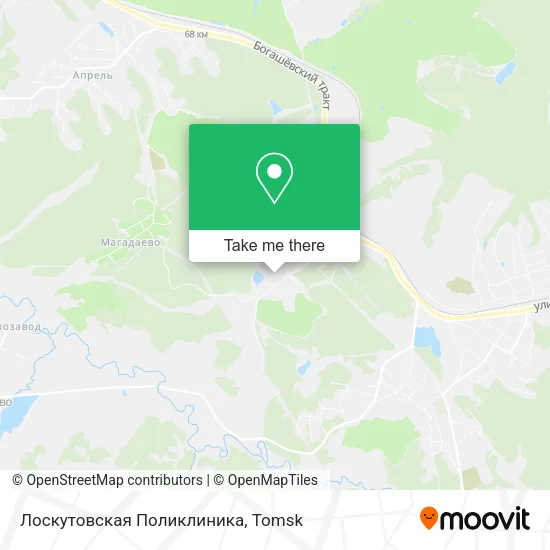 Лоскутовская Поликлиника map