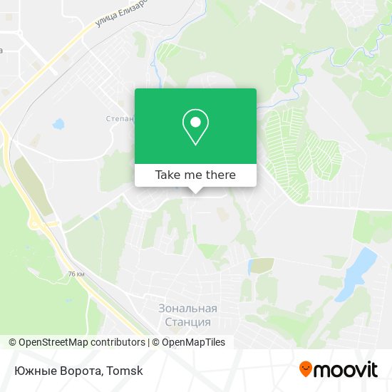 Южные Ворота map
