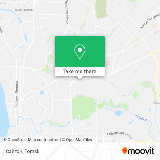 Сайгон map
