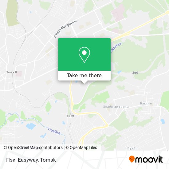 Пэк: Easyway map