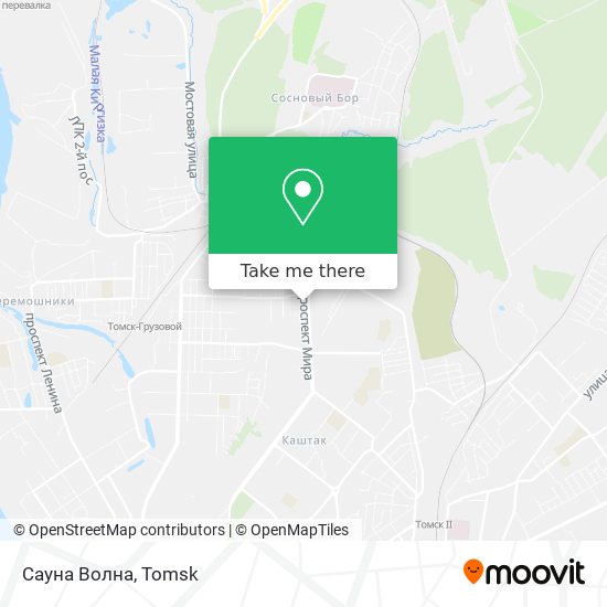 Сауна Волна map