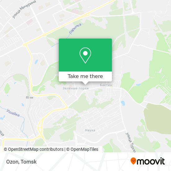 Ozon map