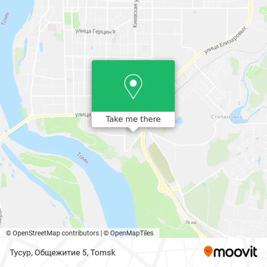 Тусур, Общежитие 5 map