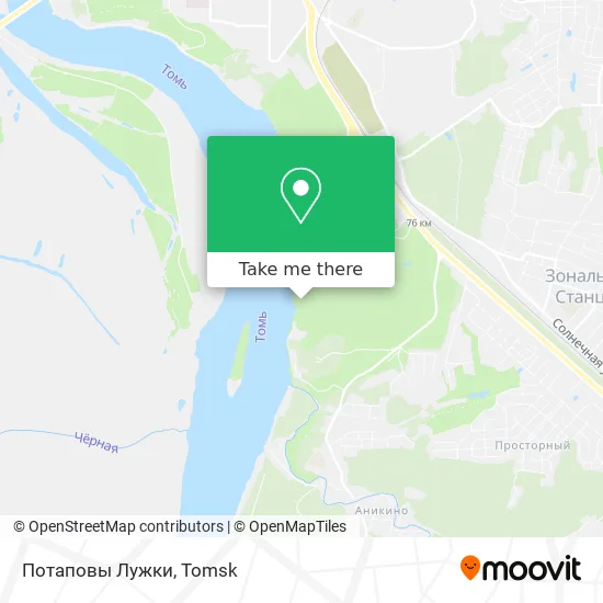 Потаповы Лужки map