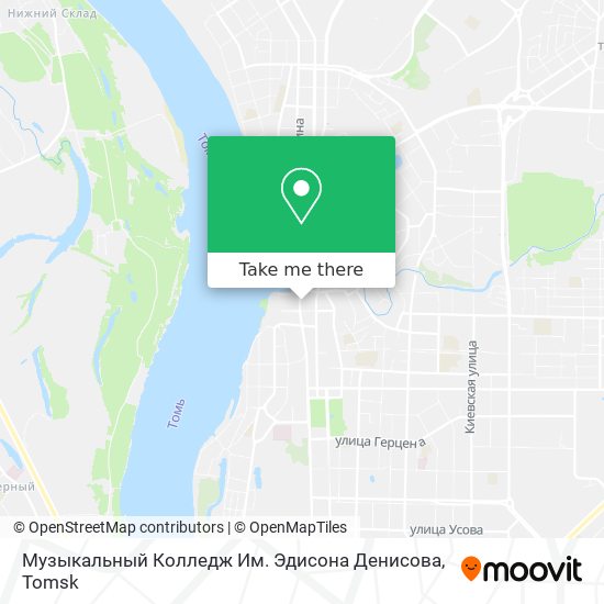 Музыкальный Колледж Им. Эдисона Денисова map