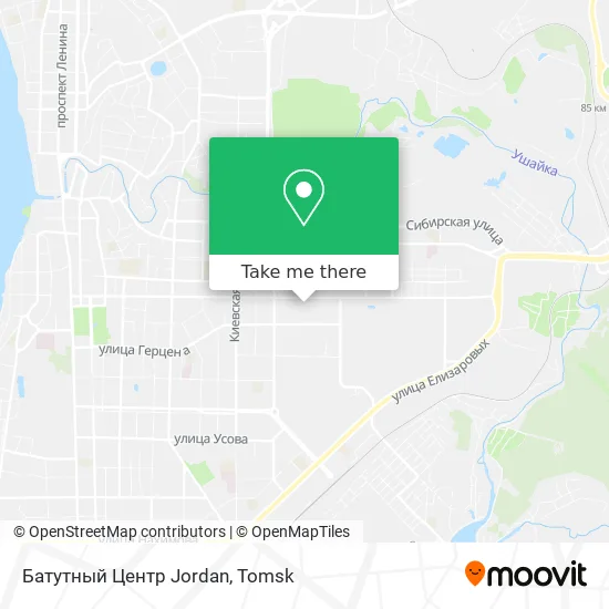 Батутный Центр Jordan map