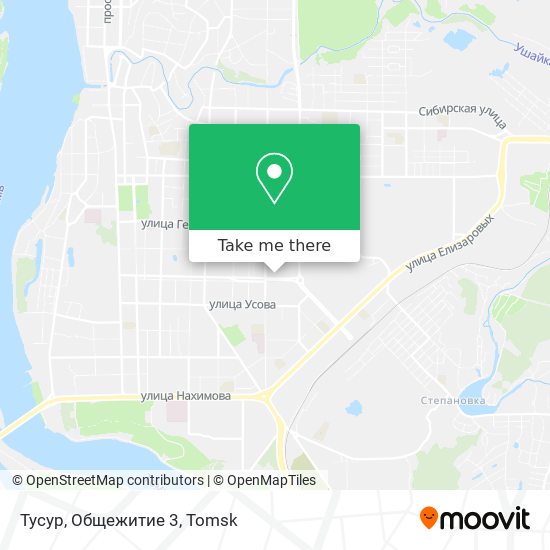 Тусур, Общежитие 3 map