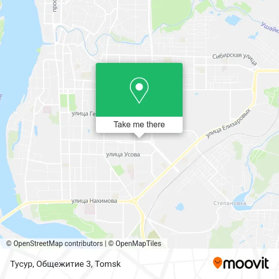 Тусур, Общежитие 3 map