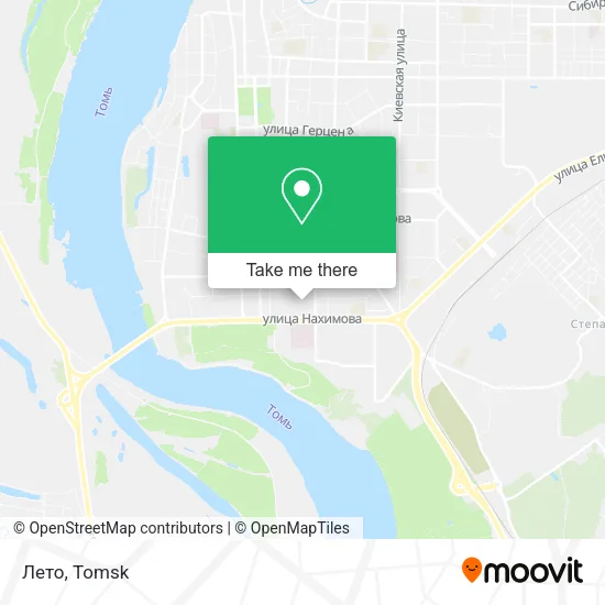 Лето map