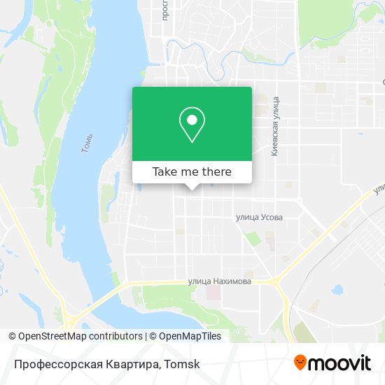Профессорская Квартира map