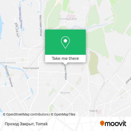 Проход Закрыт map