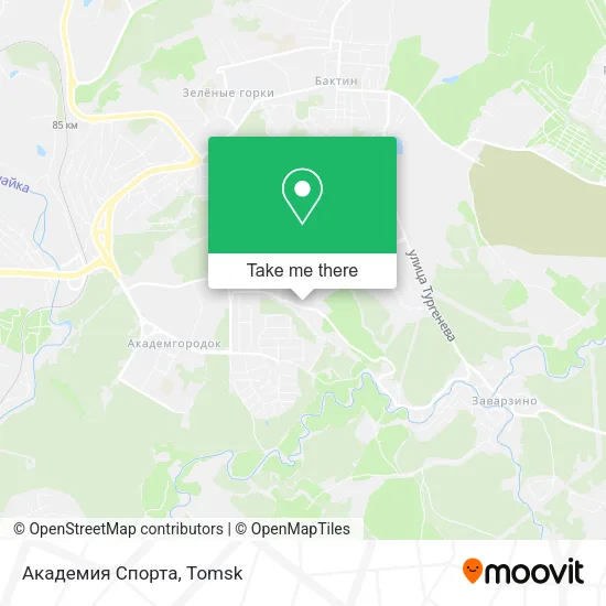 Академия Спорта map