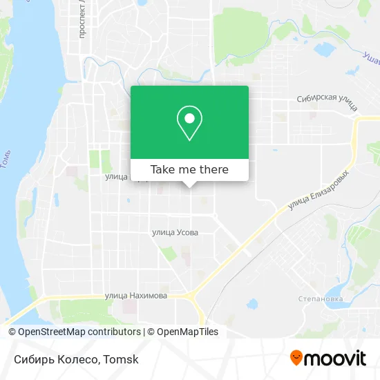 Сибирь Колесо map