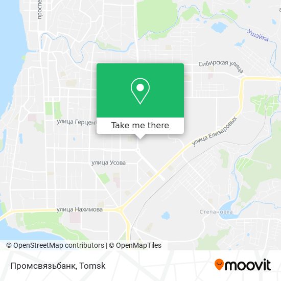 Промсвязьбанк map